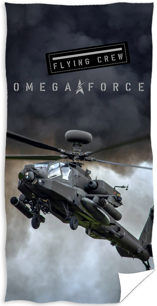 TipTrade Bavlněná froté osuška 70x140 cm - Vrtulník Omega Force
