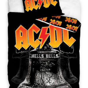 TipTrade Bavlněné povlečení 140x200 + 70x90 cm - AC/DC Hells Bells