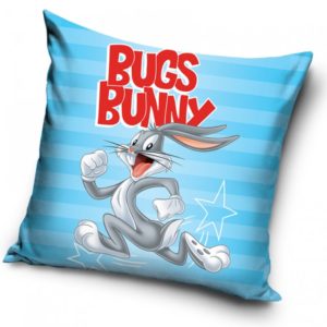 TipTrade Povlak na polštářek 40x40 cm - Králík Bugs Bunny modrý