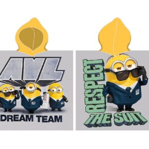 Carbotex Dětské pončo 55x110 cm - Mimoni Tajní agenti