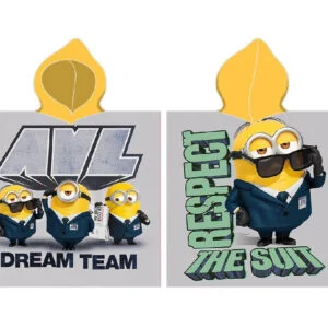 Carbotex Dětské pončo 55x110 cm - Mimoni Tajní agenti