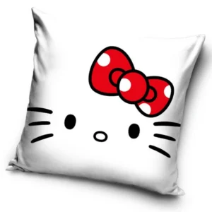 Carbotex Povlak na polštářek 40x40 cm - Hello Kitty Red Bow