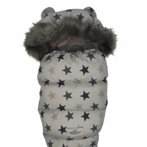 Babymatex Zimní fusak do kočárku VENUS + rukávník - Hvězdy