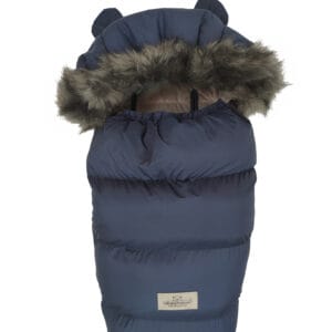 Babymatex Zimní fusak do kočárku VENUS + rukávník - Modrý