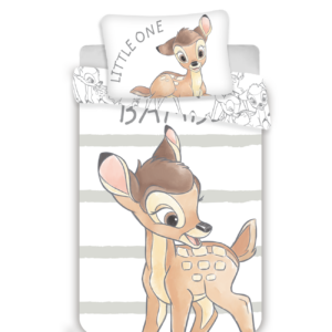 Jerry Fabrics Povlečení do postýlky 100x135 + 40x60 cm - Bambi Stripe