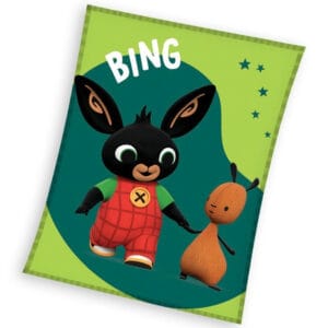 Carbotex Dětská deka mikroplyš 150x200 cm - Zajíček Bing a Kamarád Flop