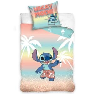 Carbotex Bavlněné povlečení 140x200 + 70x90 cm - Lilo a Stitch Na Dovolené