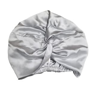 Lucaso Finata Hedvábná čepice na spaní - Silver Gray