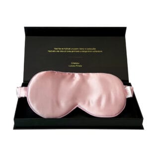 Lucaso Finata Hedvábná maska na spaní - Rose Pink