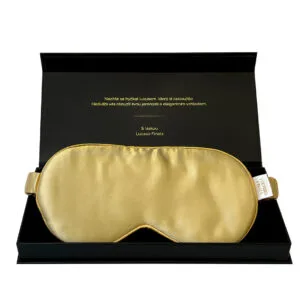 Lucaso Finata Hedvábná maska na spaní - Royal Gold
