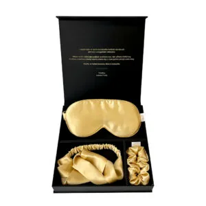 Lucaso Finata Hedvábná sada s čelenkou do vlasů - Royal Gold