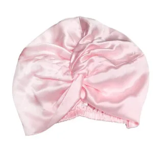 Lucaso Finata Hedvábná čepice na spaní - Rose Pink