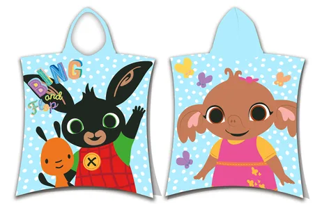 Jerry Fabrics Dětské pončo 50x115 cm - Zajíček Bing