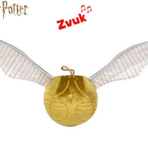Mikro Trading a.s. Harry Potter - Zlatonka plyšová 22 cm na baterie se zvukem 0m+