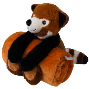 Babymatex Deka CAROL 85x100 cm - Hnědá s plyšákem Medvídek