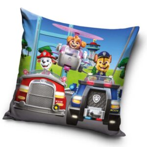 Carbotex Povlak na polštářek 40x40 cm - Tlapková patrola Připraveni na záchranu