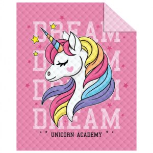 Detexpol Luxusní přehoz na postel 170x210 cm -  Jednorožec