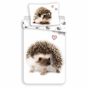 Jerry Fabrics Bavlněné povlečení 140x200 + 70x90 cm - Ježeček