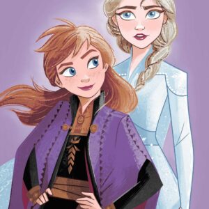 Jerry Fabrics Deka mikroflanel 100x150 cm -  Frozen "Purple 05"