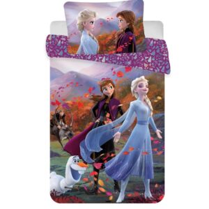 Jerry Fabrics Povlečení do postýlky 100x135 + 40x60 cm - Frozen 2 "Wind"