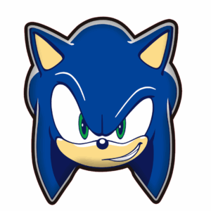 Jerry Fabrics Tvarovaný polštářek - Sonic