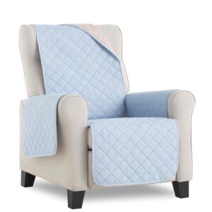 PovlečemeVás Oboustranný potah na křeslo - světle modrá