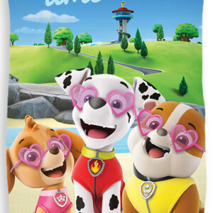 TipTrade Bavlněná froté osuška 70x140 cm - Tlapková patrola Čas na plážování