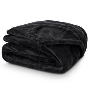 TipTrade Deka mikroplyš 150x200 cm - Černá