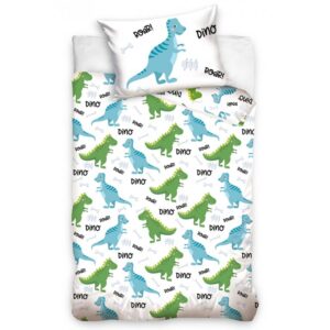 TipTrade Povlečení do postýlky 100x135 + 40x60 cm  - Dinosauří kamarádi