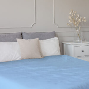 TipTrade Prostěradlo Jersey MAKO 140x200 cm - Světle modré