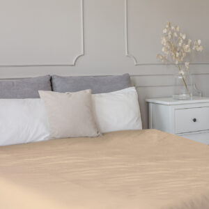 TipTrade Prostěradlo Jersey MAKO 220x200 cm - Béžové