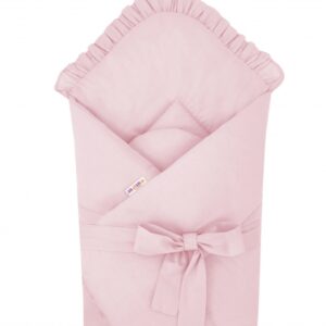 Baby Nellys Rychlozavinovačka s volánkem a stuhou Royal - růžová