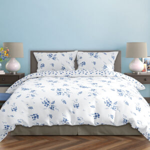 FARO Bavlněné saténové povlečení 140x200 + 70x90 cm - Milagro Verde 012