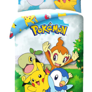 Halantex Bavlněné povlečení 140x200 + 70x90 cm - Pokémon Friends