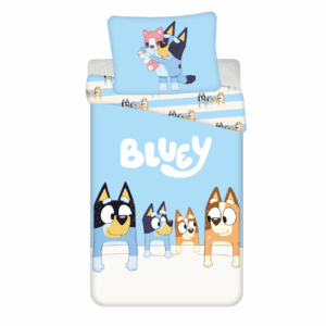 Jerry Fabrics Bavlněné povlečení 140x200 + 70x90 cm - Bluey