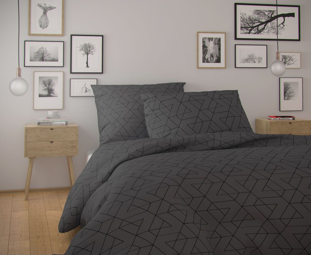 Kvalitex Bavlněné povlečení NORDIC COLLECTION 140x200 + 70x90 cm - FRIDA