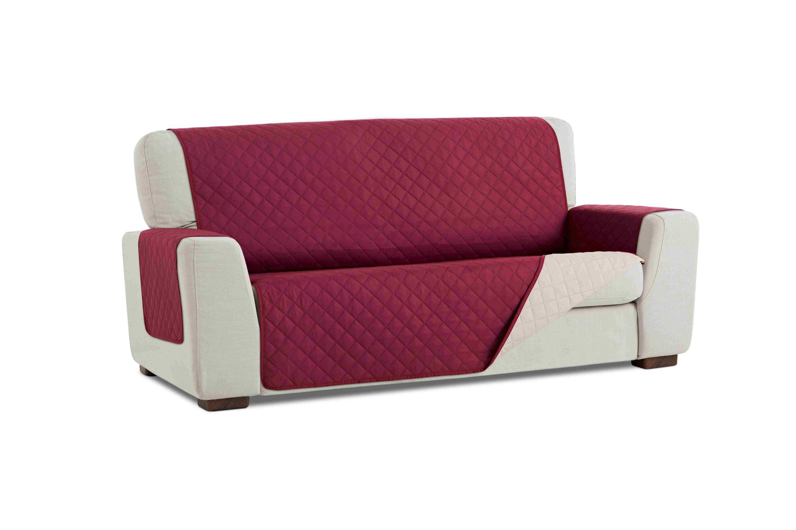 PovlečemeVás Oboustranný potah na trojkřeslo - červená