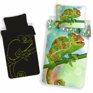 Jerry Fabrics Bavlněné povlečení se svítícím efektem 140x200 + 70x90 cm - Chameleon