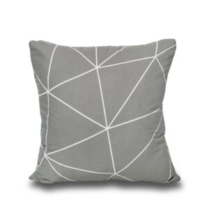 Kvalitex Bavlněný povlak na polštářek 40x40 cm - GRID šedé