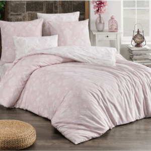 TipTrade Bavlněné povlečení 220x200 + 2x 70x90 cm - Almina pudrové