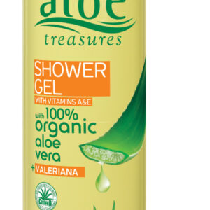Aloe Treasures Relaxační sprchový gel s aloe vera a výtažkem z kozlíku lékařského (250 ml)