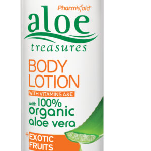 Aloe Treasures Tělové mléko s aloe vera a exotickým ovocem (250 ml)