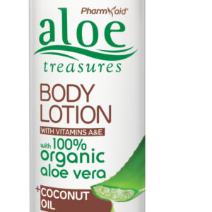 Aloe Treasures Tělové mléko s aloe vera a kokosovým olejem (250 ml)
