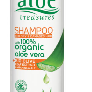 Aloe Treasures Vyživující šampon s aloe vera pro normální a mastné vlasy (250 ml)