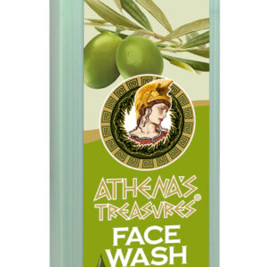 Athena's Treasures Čistící gel na obličej s olivovým olejem a aloe vera (250 ml)