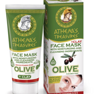 Athena's Treasures Čistící maska na obličej s olivovým a avokádovým olejem (50 ml)