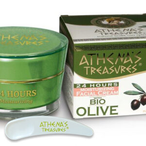 Athena's Treasures Hydratační 24hodinový pleťový krém s olivovým olejem (50 ml)