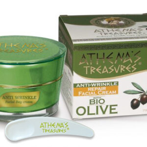 Athena's Treasures Pleťový krém proti vráskám s olivovým olejem (50 ml)