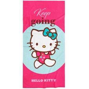 Carbotex Bavlněná froté osuška 70 x 140 cm - Hello Kitty Malá Gymnastka