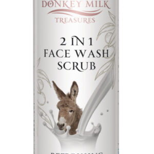 Donkey Milk Treasures Osvěžující a čistící exfoliační gel na obličej s oslím mlékem a mořskými řasami (250ml)